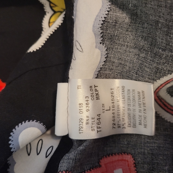 Disney Mickey & Minnie Mouse Scrub/nurse Top Size large - Picture 5 of 5